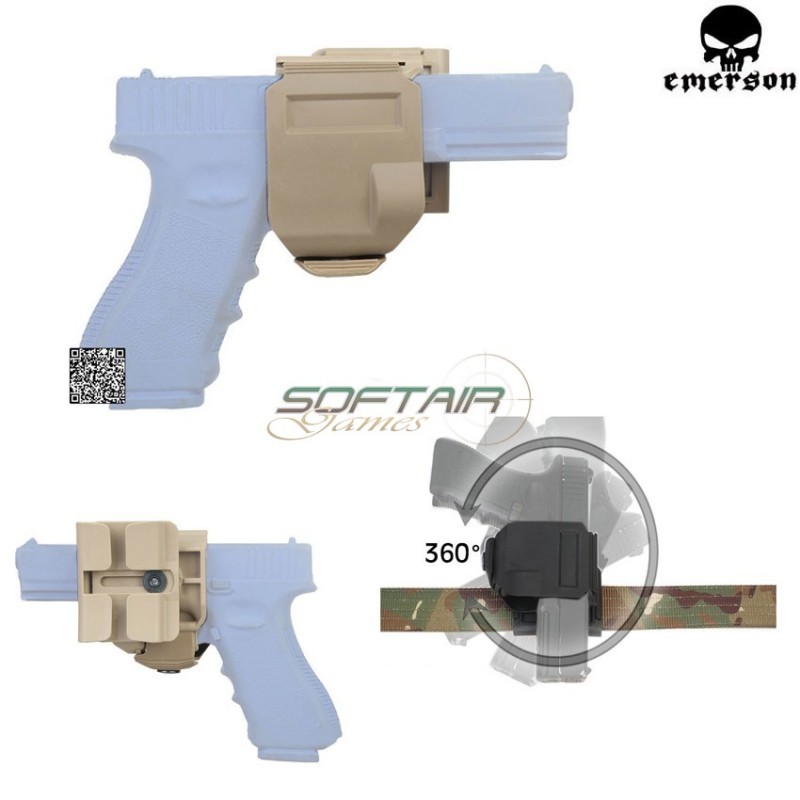 Fondina Cp Style Glock Tan Emerson (em6139tan)