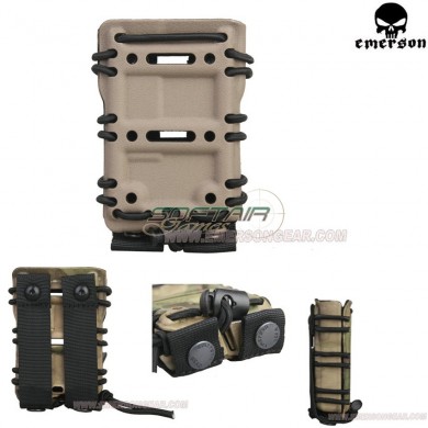 Tactical Mag Pouch G-code Scorpion Style 5.56 Dark Earth Emerson (em6373de)