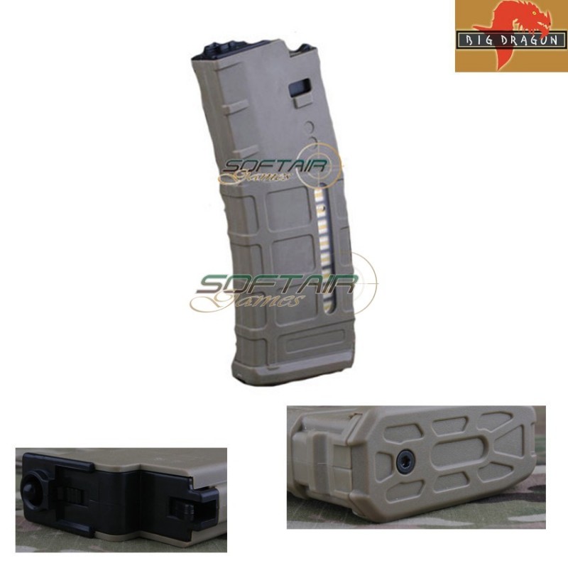 Map Style Mid-cap Magazine 80rds For Marui Recoil Tan Battleaxe (bd4233a)