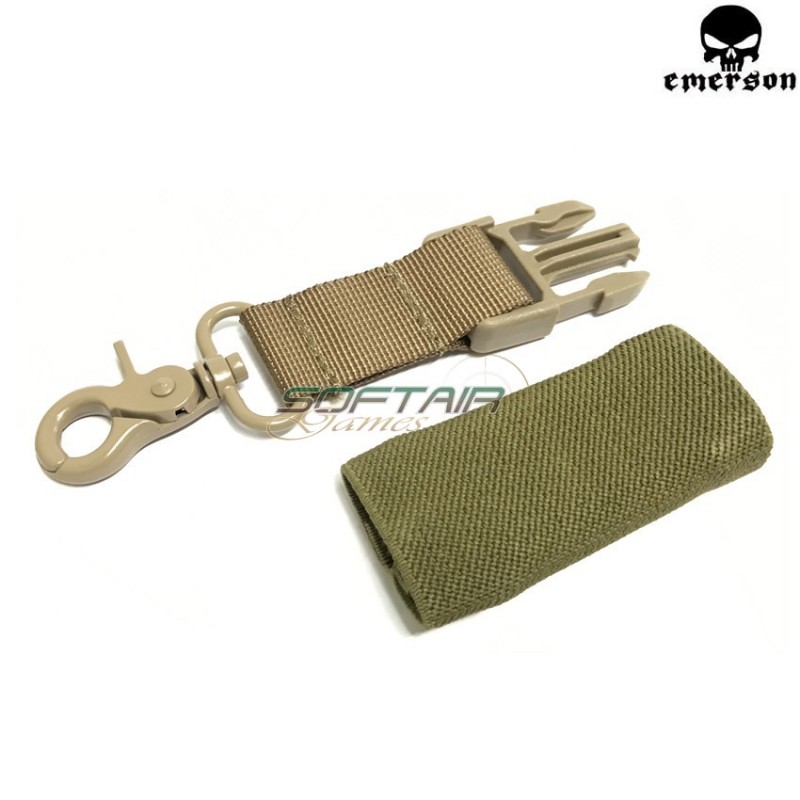 Clip Type 1 Multi Purpose Aggancio Coyote Brown Emerson (em8886cb)