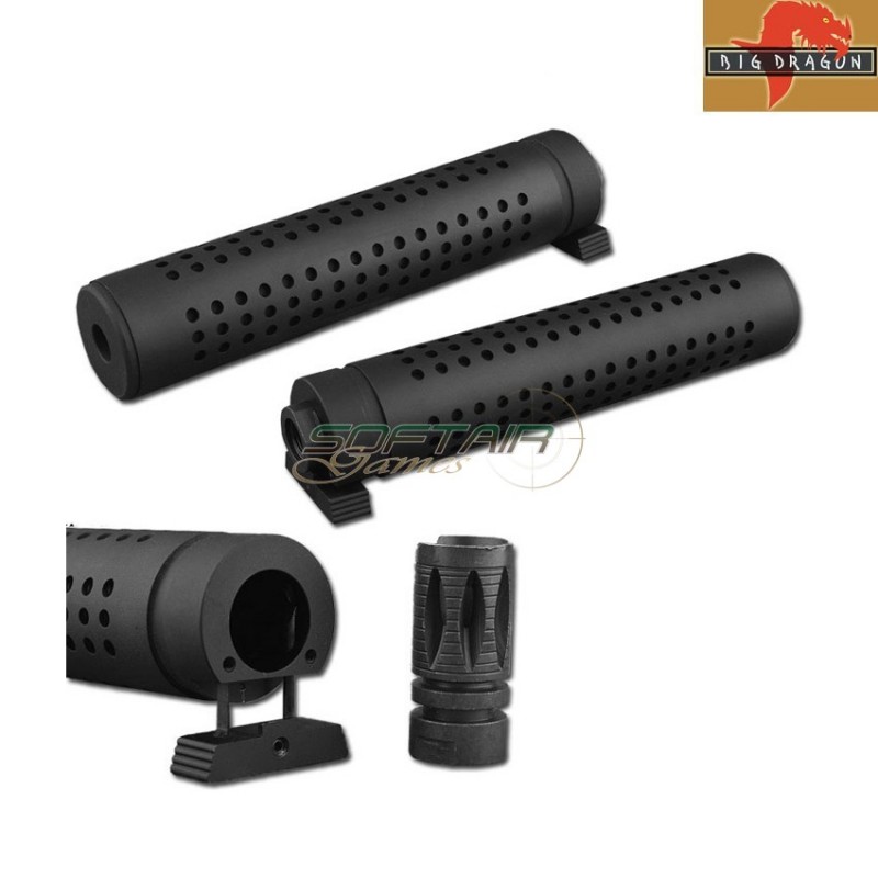 Knight's Armament Style Black Silencer Big Dragon (bd0489bk)