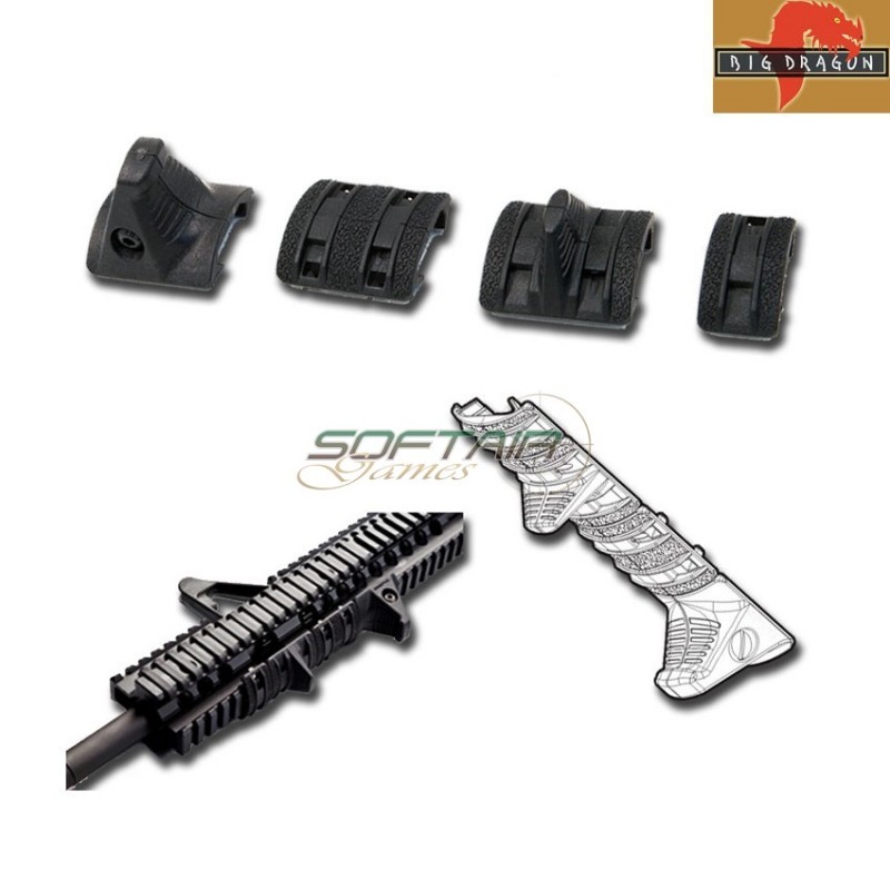 Xmm Style Hand Stop Kit Black Big Dragon (bd4143bk)
