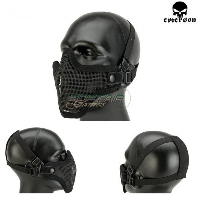 Iron Face Striker Black Mask Emerson (em6599bk)