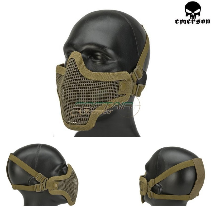 Iron Face Striker Tan Mask Emerson (em6599tan) Iron Face Striker Tan Mask Emerson (em6599tan)