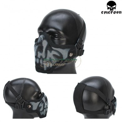 Iron Face Striker Black Ghost Mask Emerson (em6599bkgt)