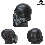 Iron Face Striker Black Ghost Mask Emerson (em6599bkgt) Iron Face Striker Black Ghost Mask Emerson (em6599bkgt)