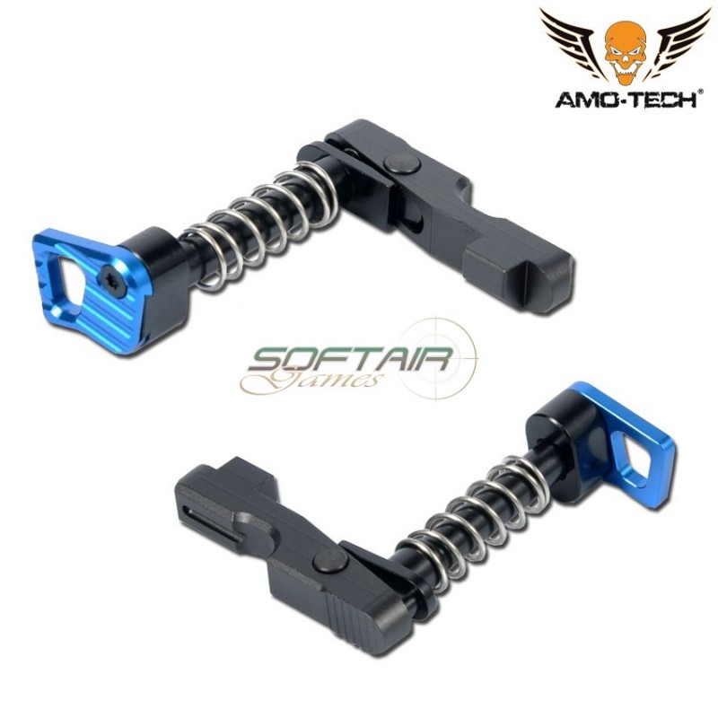 Sgancio Caricatore Blue Ambidestro Plus Amo-tech® (amt-as-m4-54-bl)