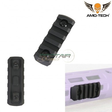 Slitta Black Type F Alg Defense Style Rail Panel Amo-tech® (amt-7-bk)