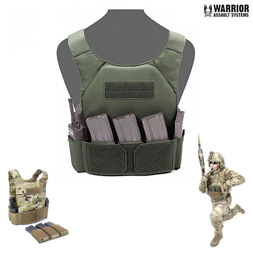 Covert Plate Carrier Mk1 Olive Drab Warrior - Softair Games - ASG