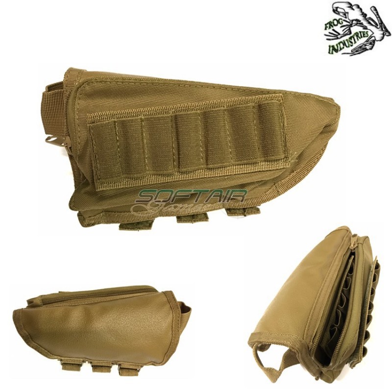 Gun Stock Cartridges Holder Tan Frog Industries (fi-005-tan)