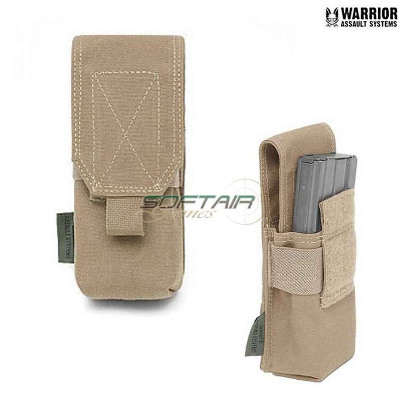 Tasca Porta Caricatore Singola M4 5.56 Coyote Tan Warrior Assault Systems (w-eo-sm4-ct)