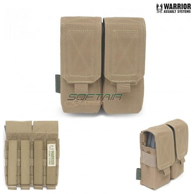 Double Magazines M4 5.56mm Pouch Coyote Tan Warrior Assault Systems (w-eo-dm4-ct)
