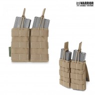 Double Fast Open M4 5.56mm Magazines Pouch Coyote Tan Warrior Assault Systems (w-eo-dmop-ct)