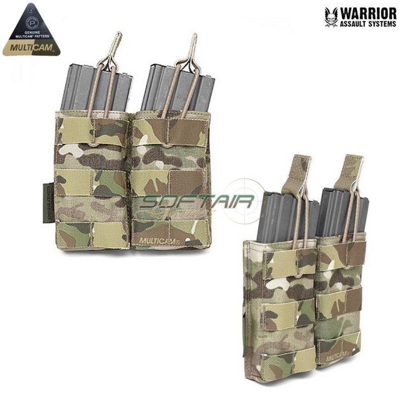 Tasca Fast Open Doppia M4 5.56mm Multicam® Warrior Assault Systems (w-eo-dmop-mc)