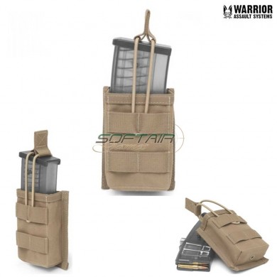 Single Fast Open G36 Magazine Pouch Coyote Tan Warrior Assault Systems (w-eo-smop-g36-ct)