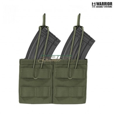 Double Fast Open Ak Magazines Pouch Olive Drab Warrior Assault Systems (w-eo-dmop-ak-od)