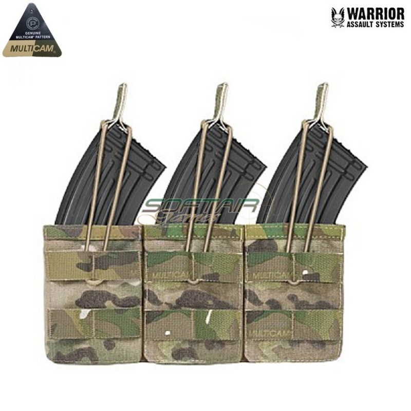 Triple Fast Open Ak Magazines Pouch Multicam® Warrior Assault Systems (w-eo-tmop-ak-mc)