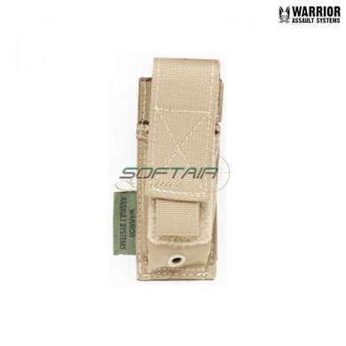 Single Pistol Magazine Pouch Coyote Tan Warrior Assault Systems (w-eo-spp-ct)