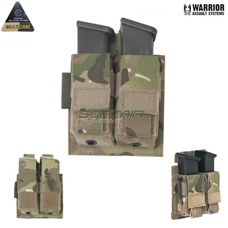 Double 9mm Pistol Magazines Pouch Multicam® Warrior Assault Systems (w-eo-dpda-9-mc)