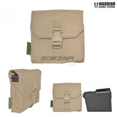 Single 50 Calibre Magazine Pouch Coyote Tan Warrior Assault Systems (w-eo-50calp-ct)