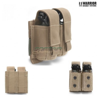 Double Small Grenades 40/37mm Pouch Coyote Tan Warrior Assault Systems (w-eo-d40gp-ct)