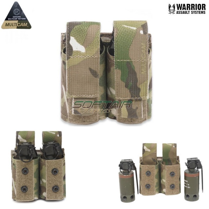 Tasca Doppia Small Porta Granate 40/37mm Multicam® Warrior Assault Systems (w-eo-d40gp-mc)