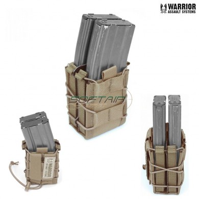 Double Pouch Quick Mag Coyote Tan Warrior Assault Systems (w-eo-dqm-ct)