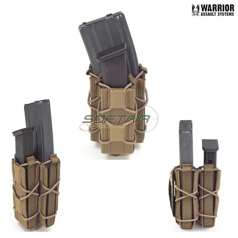 Double Pouch Quick Mag Coyote Tan Warrior Assault Systems (w-eo-sqm-sp-ct)
