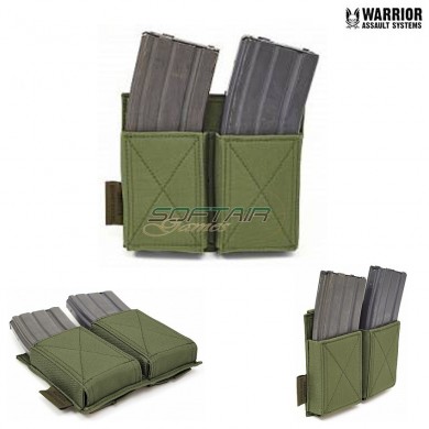Emp Double Elastic Magazines Pouch Olive Drab Warrior Assault Systems (w-eo-demp-od)