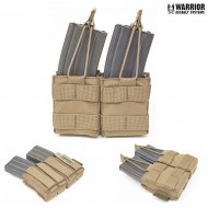 Tasca Snap Doppia Porta Caricatori M4 5.56mm Coyote Tan Warrior Assault Systems (w-eo-dsmp-ct)