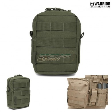 Small Vertical Utility Pouch Olive Drab Warrior Assault Systems (w-eo-smup-od)