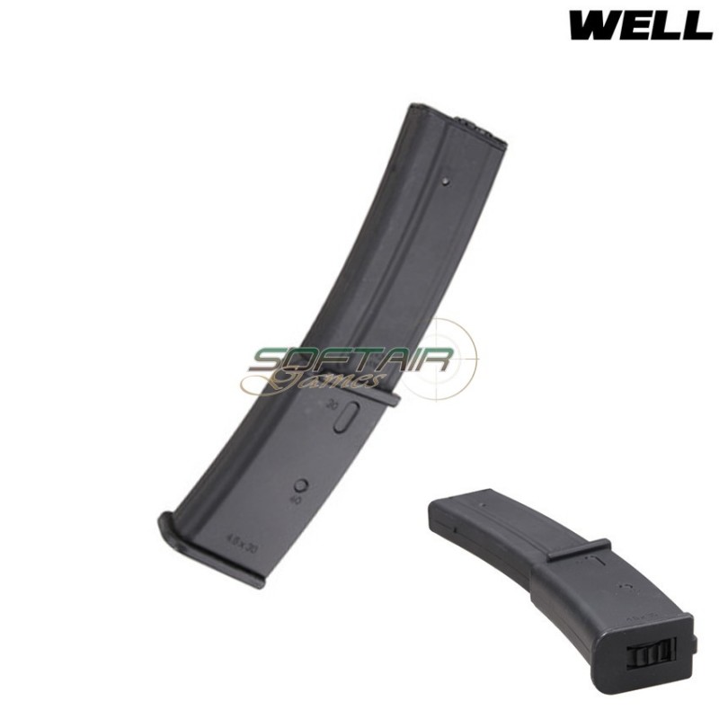 Hi-cap Magazine 145bb For Mp7a1 Aeg Rifle Well (carr4) Hi-cap Magazine 145bb For Mp7a1 Aeg Rifle Well (carr4)