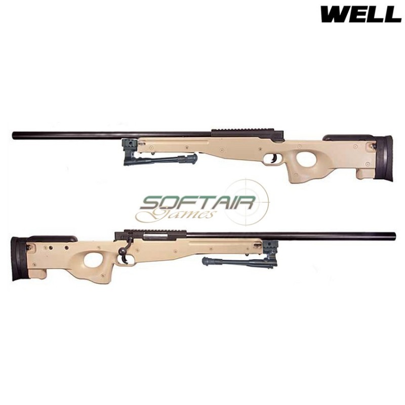 Sniper Spring Rifle L96 Mauser Tan Well (mb01bt)