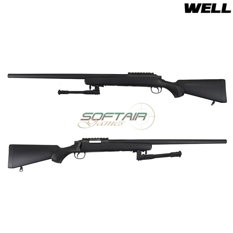 Sniper Spring Rifle Vsr10 Long Barrel Black Well (mb03bb)
