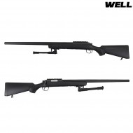 Fucile A Molla Vsr10 Long Barrel Sniper Black Well (mb03bb) Fucile A Molla Vsr10 Long Barrel Sniper Black Well (mb03bb)