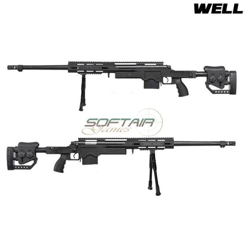 Msr Assault Type Sniper Rifle Bolt Action Black Well (mb4411b)