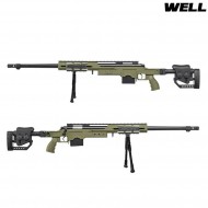 Msr Assault Type Sniper Rifle Bolt Action Green Well (mb4411v)