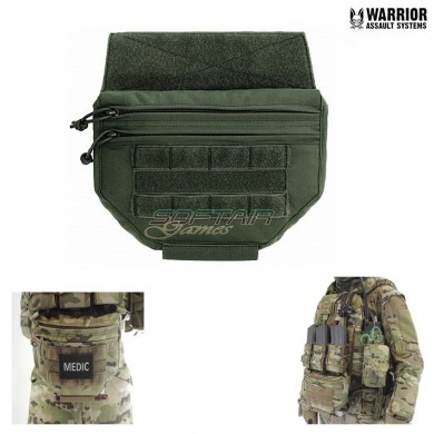 Drop Down Velcro Utility Pouch Olive Drab Warrior Assault Systems (w-eo-ddvup-od)