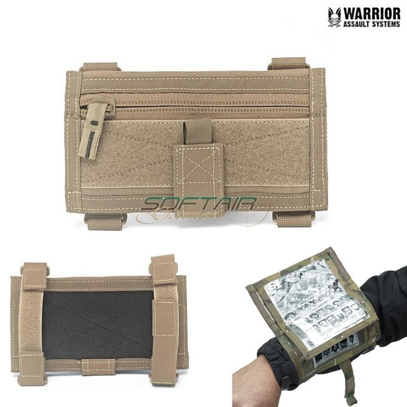 Tactical Porta Mappa Da Polso Coyote Tan Warrior Assault Systems (w-eo-twc-ct)