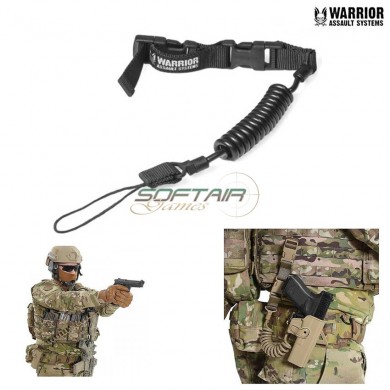 Tactical Pistol Lanyard Black Warrior Assault Systems (w-eo-tpl-blk)