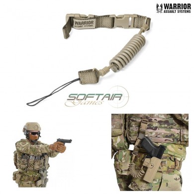 Tactical Pistol Lanyard Coyote Tan Warrior Assault Systems (w-eo-tpl-ct)