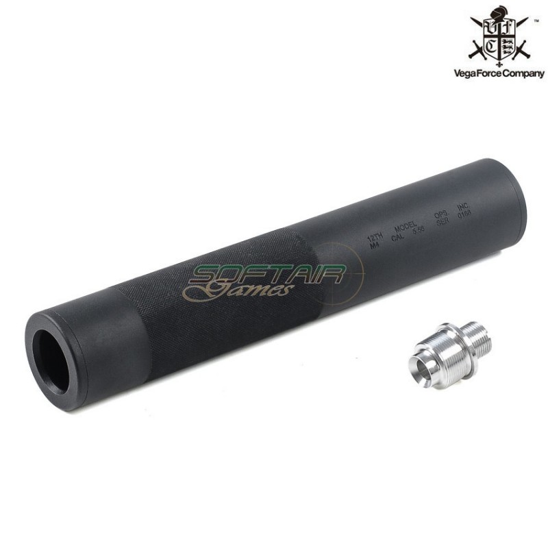 M40a3 Barrel Silencer Extension Black Vfc (vf9-ssm40bk01)