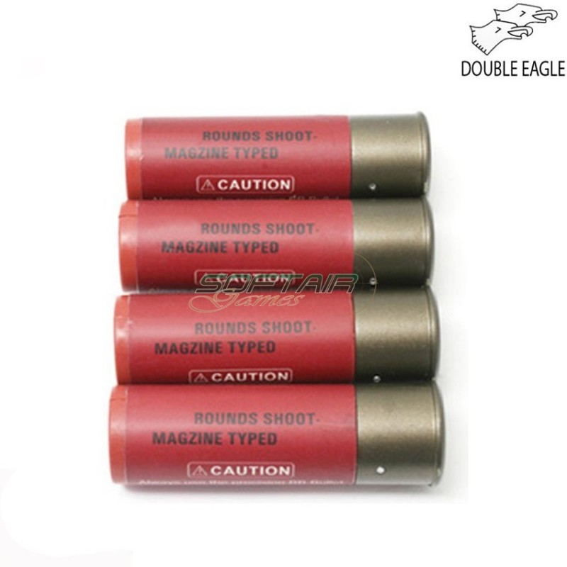 Set 4 Cartridges For Shotgun Double Eagle (car186)