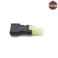 Adattatore Short T-plug Femmina A Mini Tamiya Maschio Gun Five (gf-dc54)