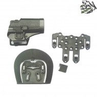 Full Set Cqc Glock Holster Black Frog Industries (fi-hgl-b)