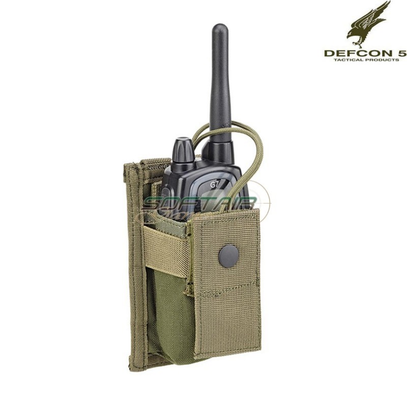 Radio Pouch Green Defcon 5 (d5-rp01od)