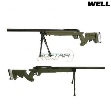 Fucile A Molla L96 Mauser Tactical Karabiner Sniper Green Well (mb05v)