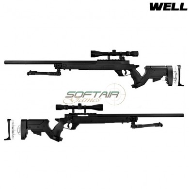 Fucile A Molla Full Set L96 Mauser Tactical Karabiner Sniper Black Well (mb05bfull)