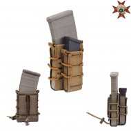 Double Decker Magazine Pouch Coyote Brown Templars Gear (tg-fmr+p-cb)