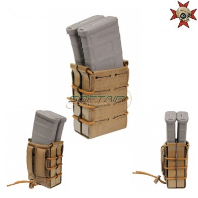 Fast Double Magazine Pouch Coyote Brown Templars Gear (tg-dfmr-cb)
